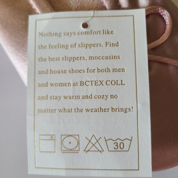 Ballerina Pink Slippers By BCTEX Size 9.5 to 10.5 - Picture 5 of 5